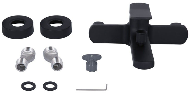 Змішувач для ванни Q-Tap Slavonice Black Matt QTSLA259BLM45918 відгуки - зображення 5