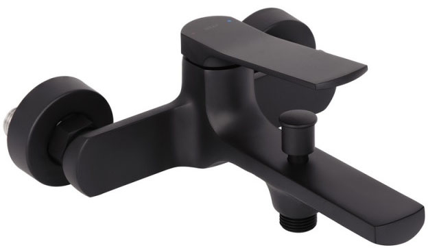Смеситель для ванны Q-Tap Slavonice Black Matt QTSLA259BLM45918