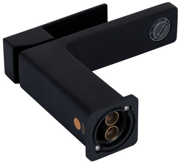 Змішувачі для раковини Q-Tap Gemini Black Matt QTGEM270BLM45674 ціна 2517 грн - фотографія 2