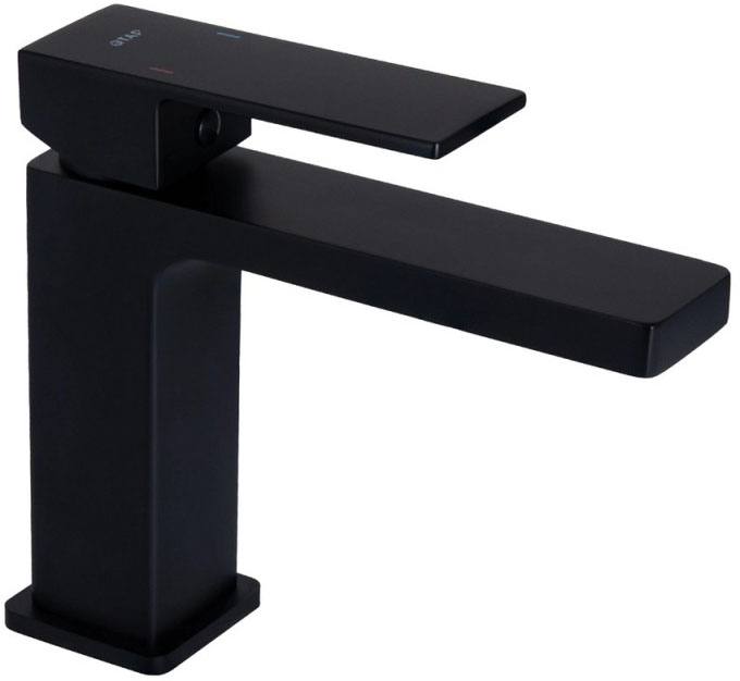 Смесители для раковины Q-Tap Gemini Black Matt QTGEM270BLM45674