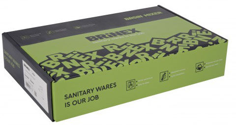 Смеситель для умывальника Brinex Pure 001F Graphite (BRIPUR001FGRP) отзывы - изображения 5