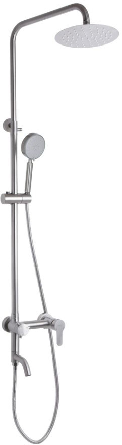 Смеситель для душа Brinex Pure 1030 Nickel (BRIPUR1030NKL)