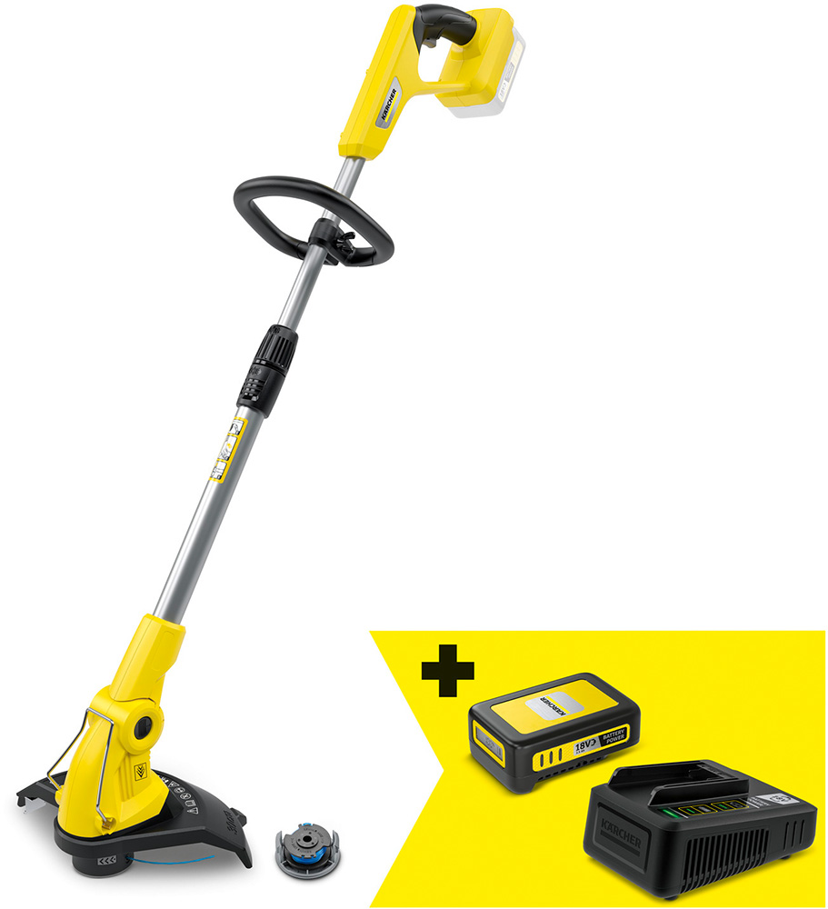 Тример садовий Karcher LTR 18-30+Starter kit 18/2.5 (9.611-429.0)