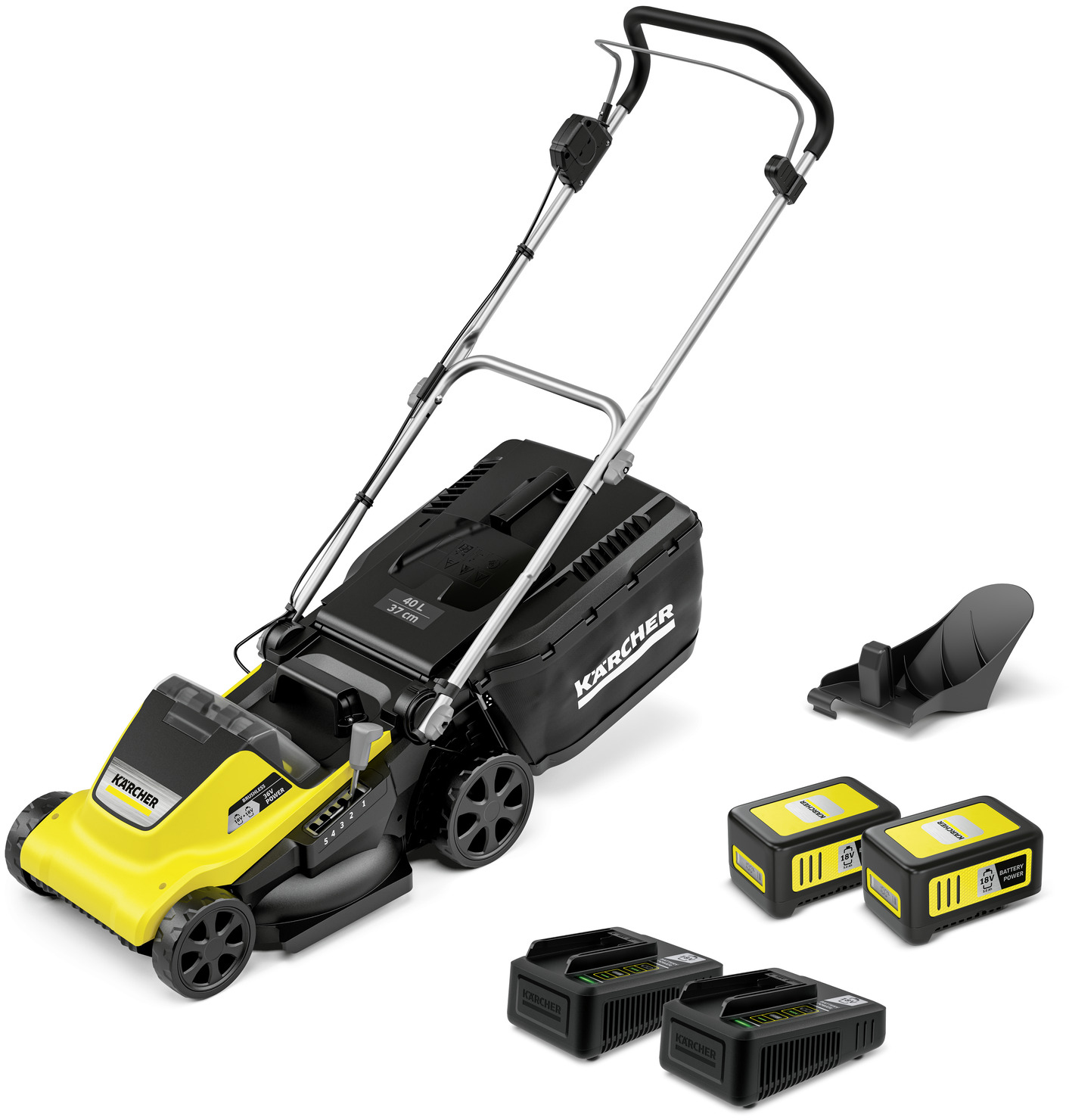 Газонокосарка Karcher LMO 4-18 Dual Battery Set (1.445-421.0)