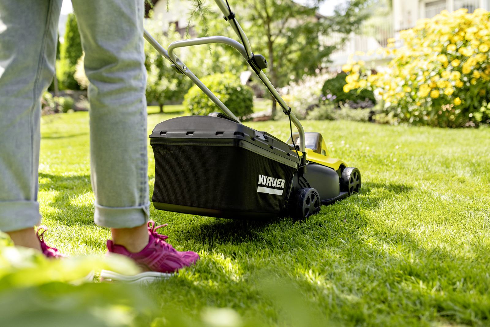 Газонокосилка Karcher LMO 2-18 Battery Set (1.445-401.0) обзор - фото 8