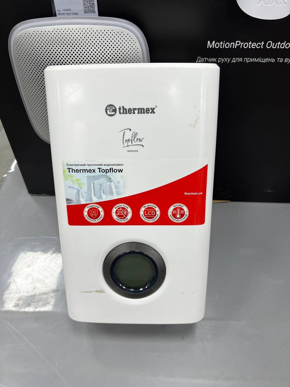 Проточний водонагрівач Thermex Topflow 10000 уцінка ціна 4804 грн - фотографія 2