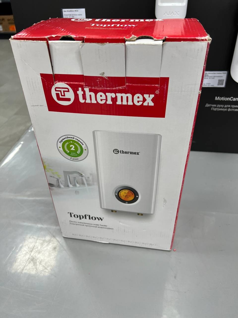 Проточний водонагрівач Thermex Topflow 10000 уцінка зовнішній вигляд - фото 9