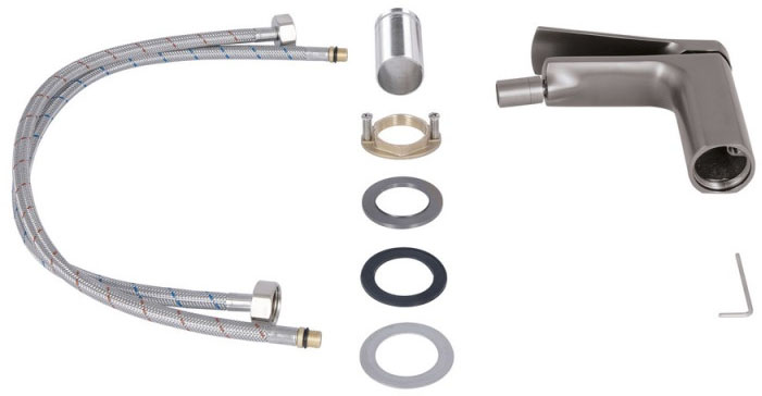 в продажу Змішувач для біде Q-Tap Slavonice QTSLA255GMB45923 Gunmetal Black PVD - фото 3