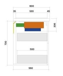 Falmec Quantum Easy (CUZQ90.01P8#ZZZN461F) Габаритные размеры