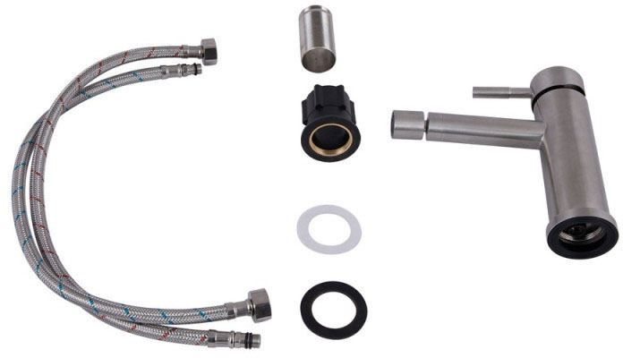 в продажу Змішувач для біде Lidz Aria 001AF (k35) LDARI001AFNKS46096 Nickel - фото 3