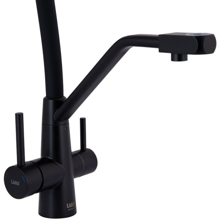 Смесители для кухонной мойки Lidz Aria 020F3 (k35) Black Matt LDARI020F3BLA39212 цена 3420 грн - фотография 2