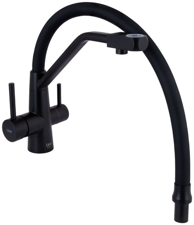 в продаже Смесители для кухонной мойки Lidz Aria 020F3 (k35) Black Matt LDARI020F3BLA39212 - фото 3