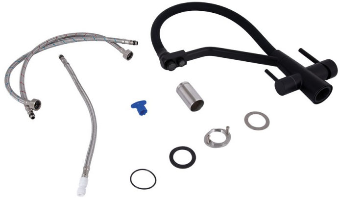 Смесители для кухонной мойки Lidz Aria 020F3 (k35) Black Matt LDARI020F3BLA39212 характеристики - фотография 7