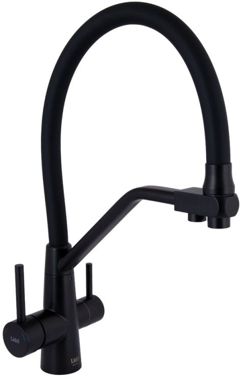 Змішувачі для кухонної мийки Lidz Aria 020F3 (k35) Black Matt LDARI020F3BLA39212