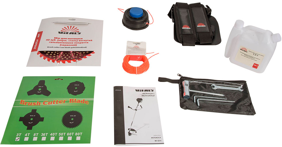 Мотокоса Vitals BK 521n (243547) зовнішній вигляд - фото 9