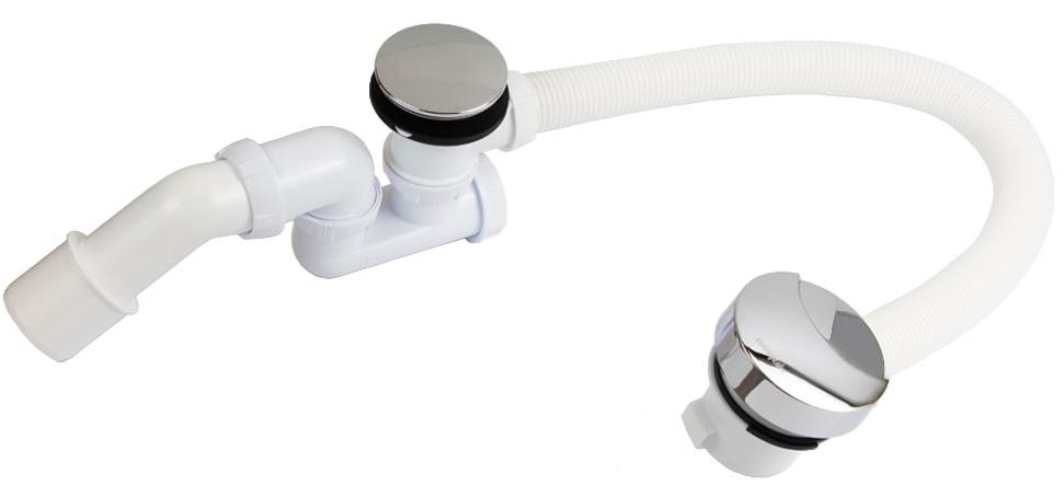 обзор товара Сифон Wirquin автомат 700мм с адаптером Ø40/50мм (9543400) - фотография 12