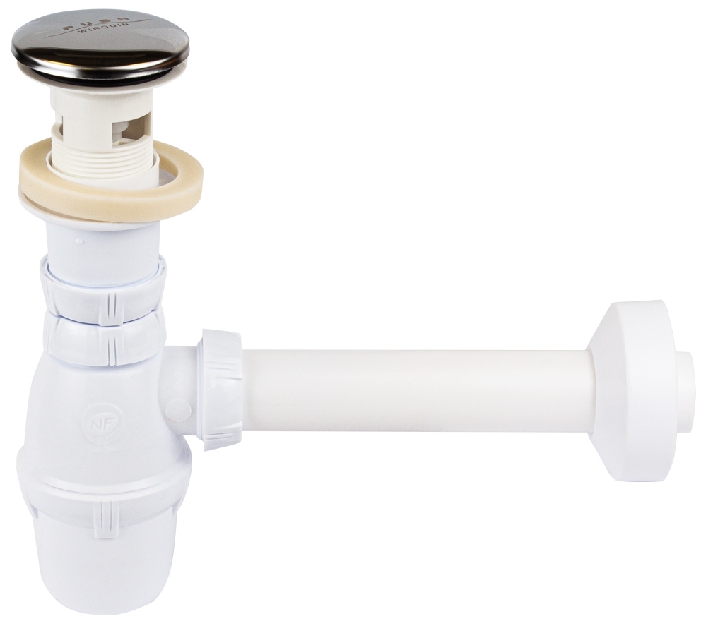 Сифон Wirquin 1 1/4"xØ32мм с донным клапаном Click-Clack (9541822) инструкция - изображение 6