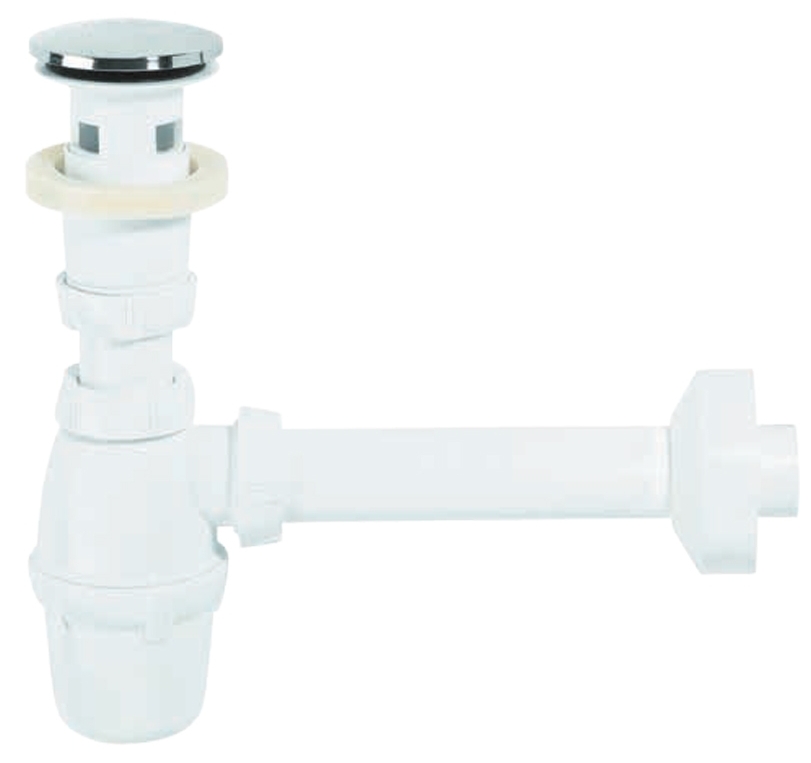 Сифон Wirquin 1 1/4"xØ32мм с донным клапаном Click-Clack (9541822)