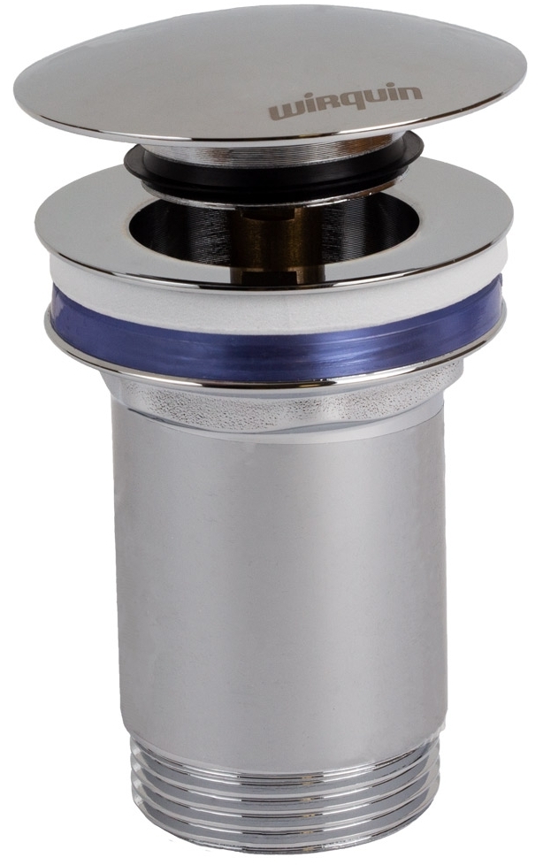 Донный клапан Wirquin Click-Clack с переливом 1¼" 100-119мм (9545500) цена 1420 грн - фотография 2