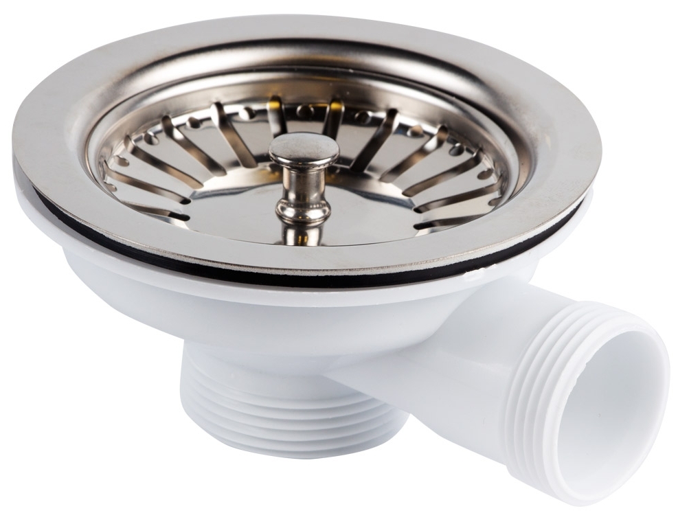 Донный клапан Wirquin 1½" с нерж. решеткой и переливом (9545680) отзывы - изображения 5