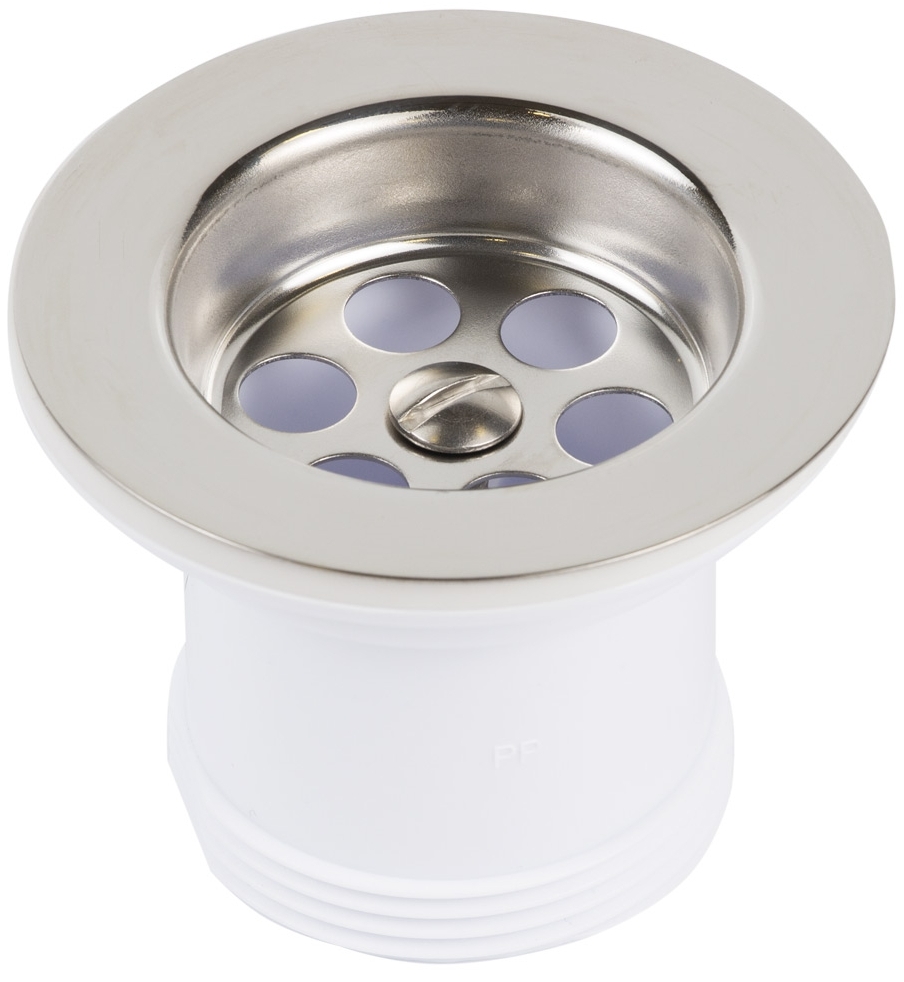 Донный клапан Wirquin 1½" с пробкой на цепочке (9545820) цена 268 грн - фотография 2