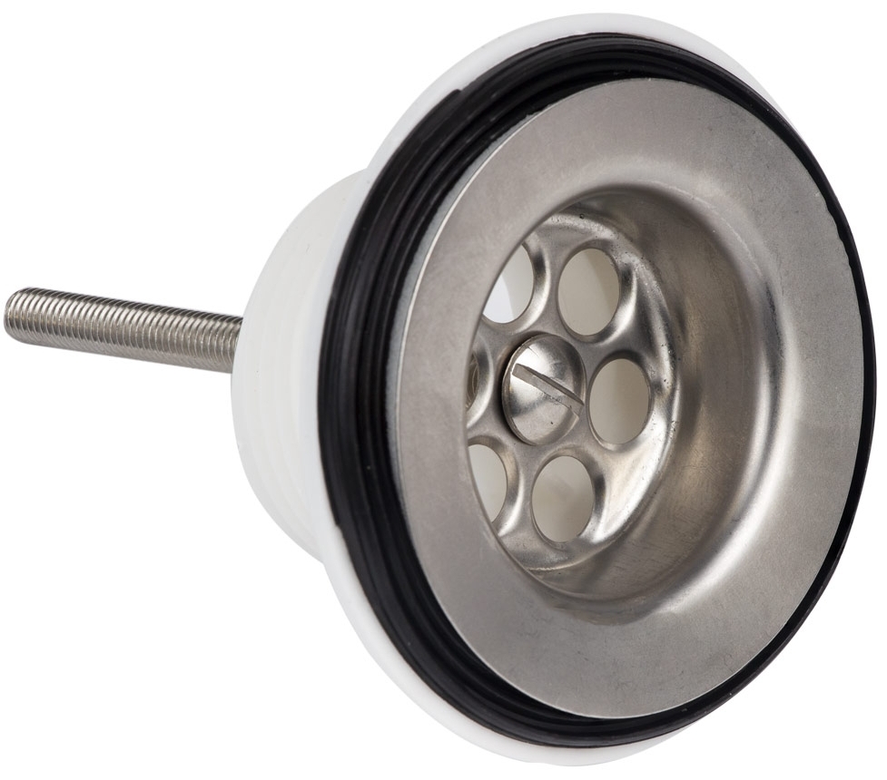 Донний клапан Wirquin 1¼" Ø33мм с пробкой на цепочке (9545822) ціна 215 грн - фотографія 2