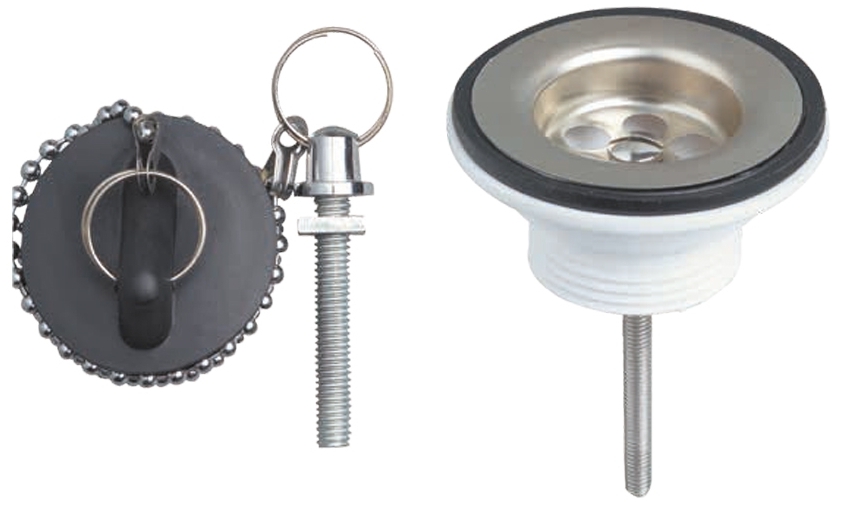 Донний клапан Wirquin 1¼" Ø33мм с пробкой на цепочке (9545822)