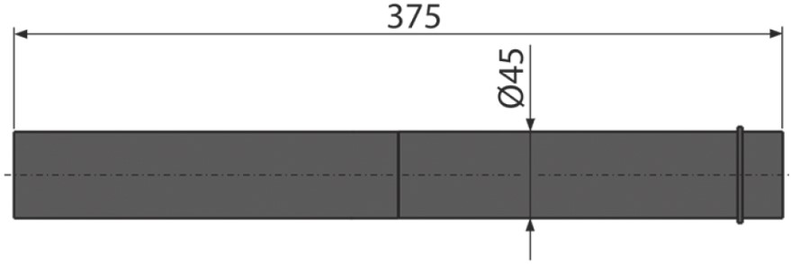 AlcaPlast M147 Габаритні розміри