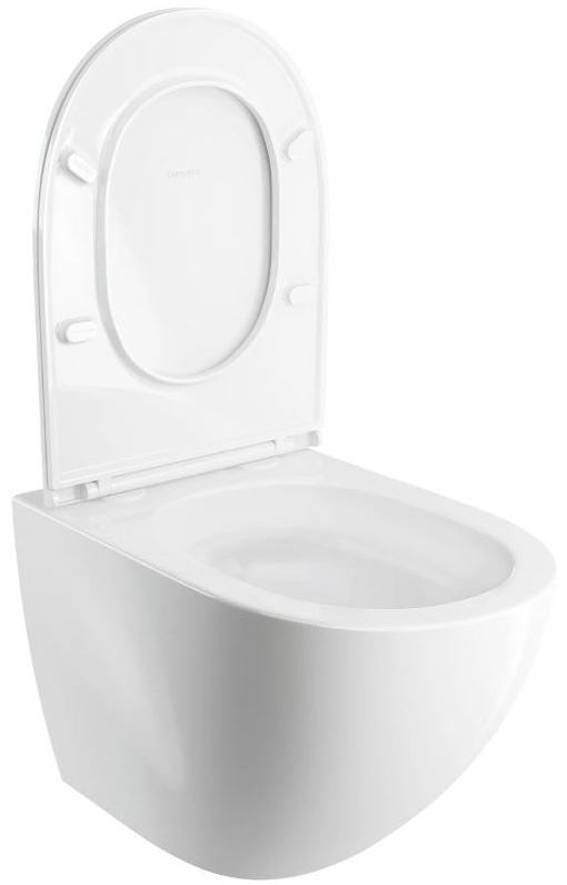 в продаже Унитаз подвесной Omnires Ottawa 54x37 Rimless, Gloss White (OTTAWACSPMWBP) - фото 3