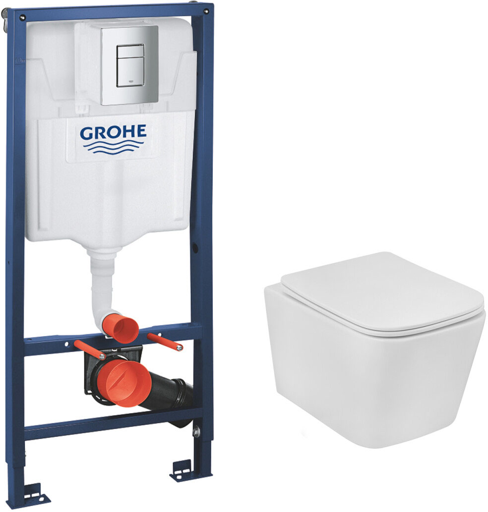 Grohe Rapid SL 3 в 1 38772001 + Kroner Eifel WHI483429 (38772001KE483429)