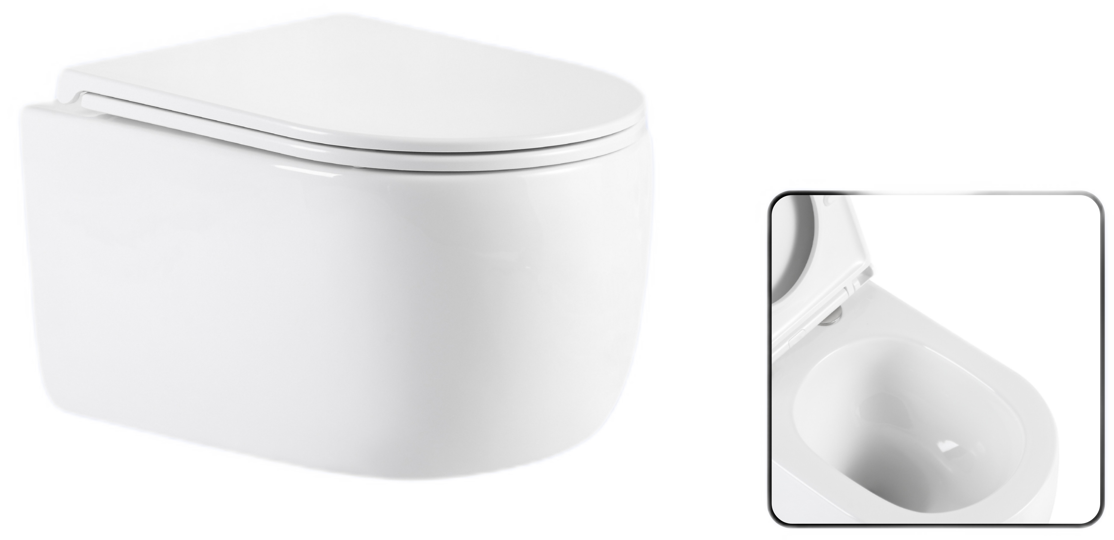 Комплект инсталляции с унитазом Q-Tap Nest QTTAU26W4911649875 цена 11321 грн - фотография 2