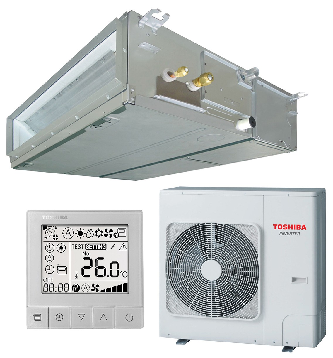 Кондиціонер спліт-система Toshiba RAV-HM1101BTP-E/RAV-GM1101ATP-E/RBC-ASCU11-E