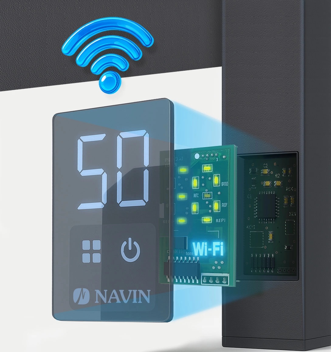 Рушникосушка Navin Грандіс 480x1200 Sensor з Wi-Fi (12-208155-4812) відгуки - зображення 5