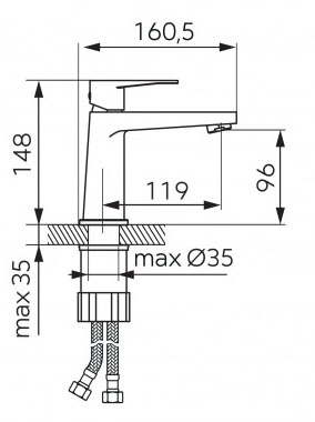 Ferro Nostris BNS2 Габаритные размеры