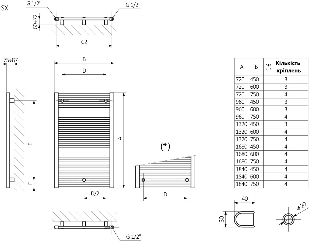 продаём Terma TK1 960x600 (TGTK1096060K916SX) в Украине - фото 4
