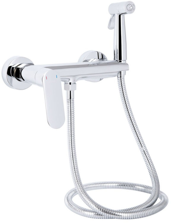 Набор для гигиенического душа Q-Tap Evia QTEVI262CRM47582 Chrome