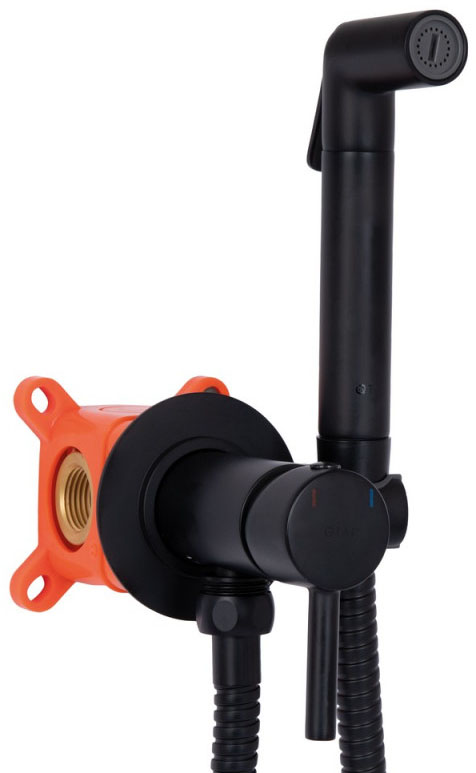 в продаже Набор для гигиенического душа Q-Tap Inspai-Varius QTINSVARBСRV00440001 Black Matt - фото 3