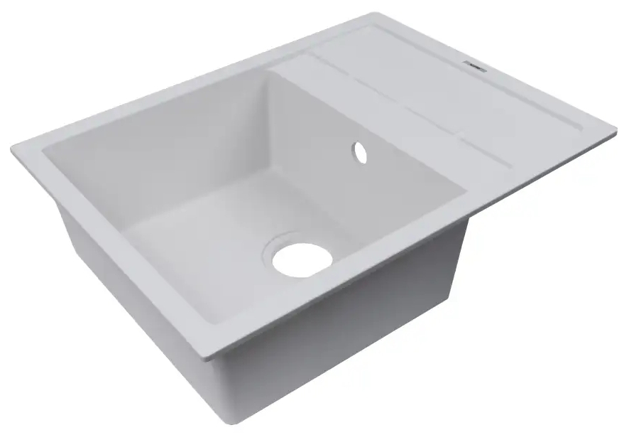 Кухонная мойка Ventolux Silvia 650x500x200 (White Quartz) цена 4099 грн - фотография 2