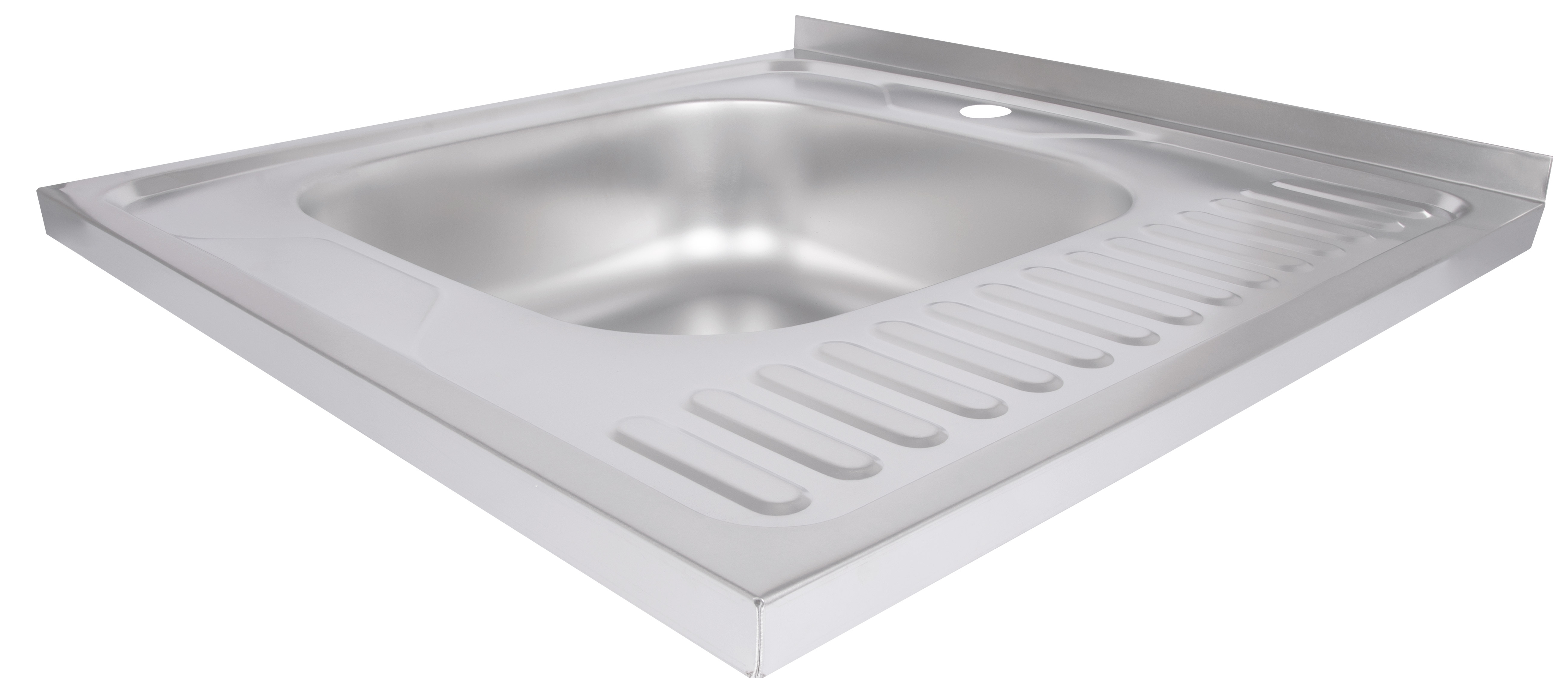 в продаже Кухонная мойка Brinex 6060-L 0,6 мм Satin (BRIN6060LSAT06) - фото 3