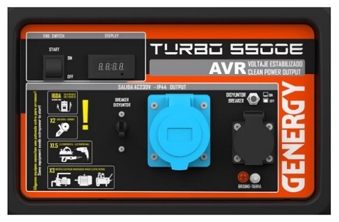 в продаже Генератор бензиновый Genergy Turbo 5500 E (240047090) - фото 3