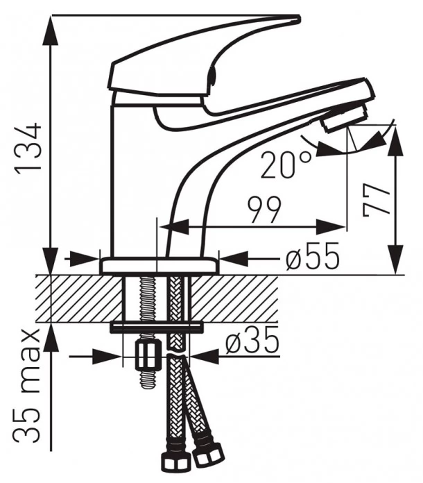 Ferro BFO1+BFO2+N340+BVA4 Габаритные размеры