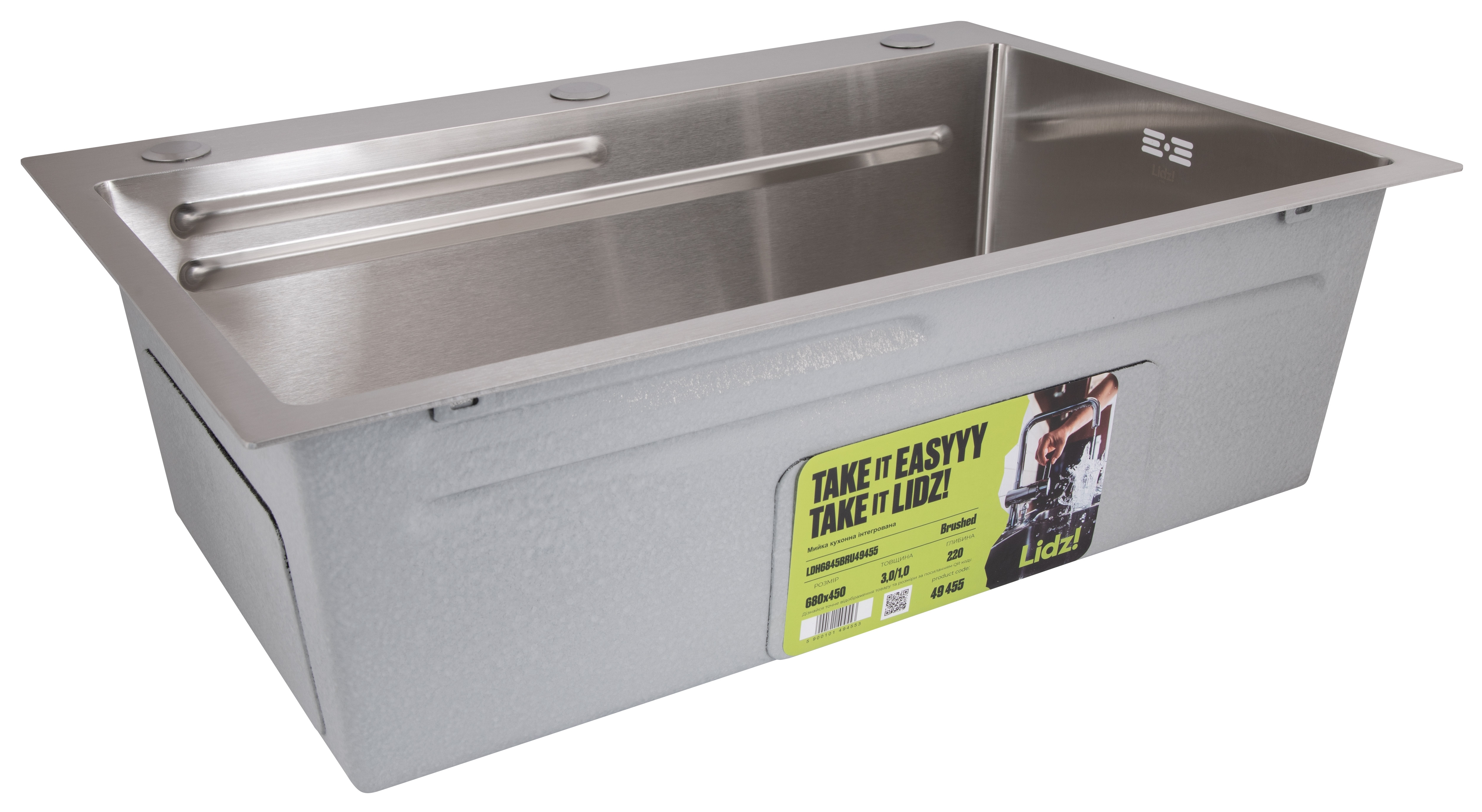 продаём Lidz Handmade H6845 Brushed Steel 3,0/1,0 мм LDH6845BRU49455 в Украине - фото 4