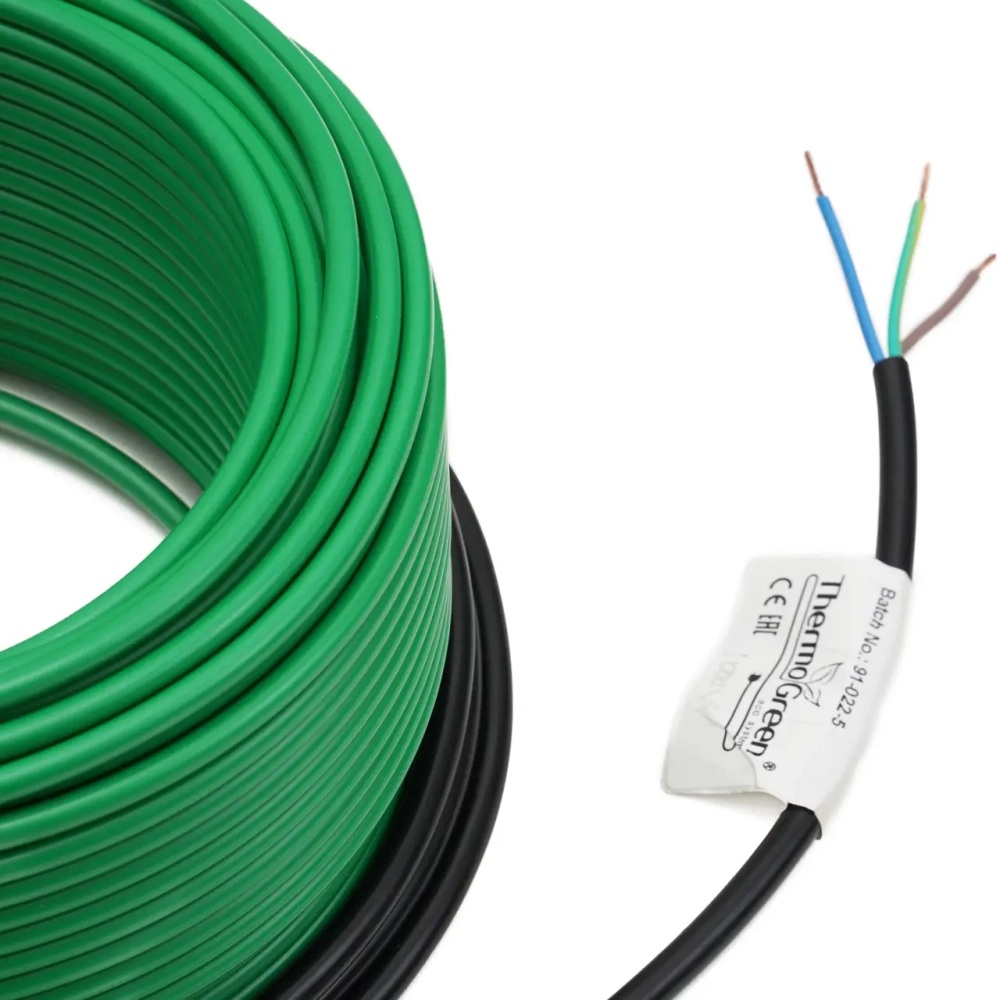 Нагревательный кабель ThermoGreen TGCT20 50 м, 1000 Вт цена 4114 грн - фотография 2