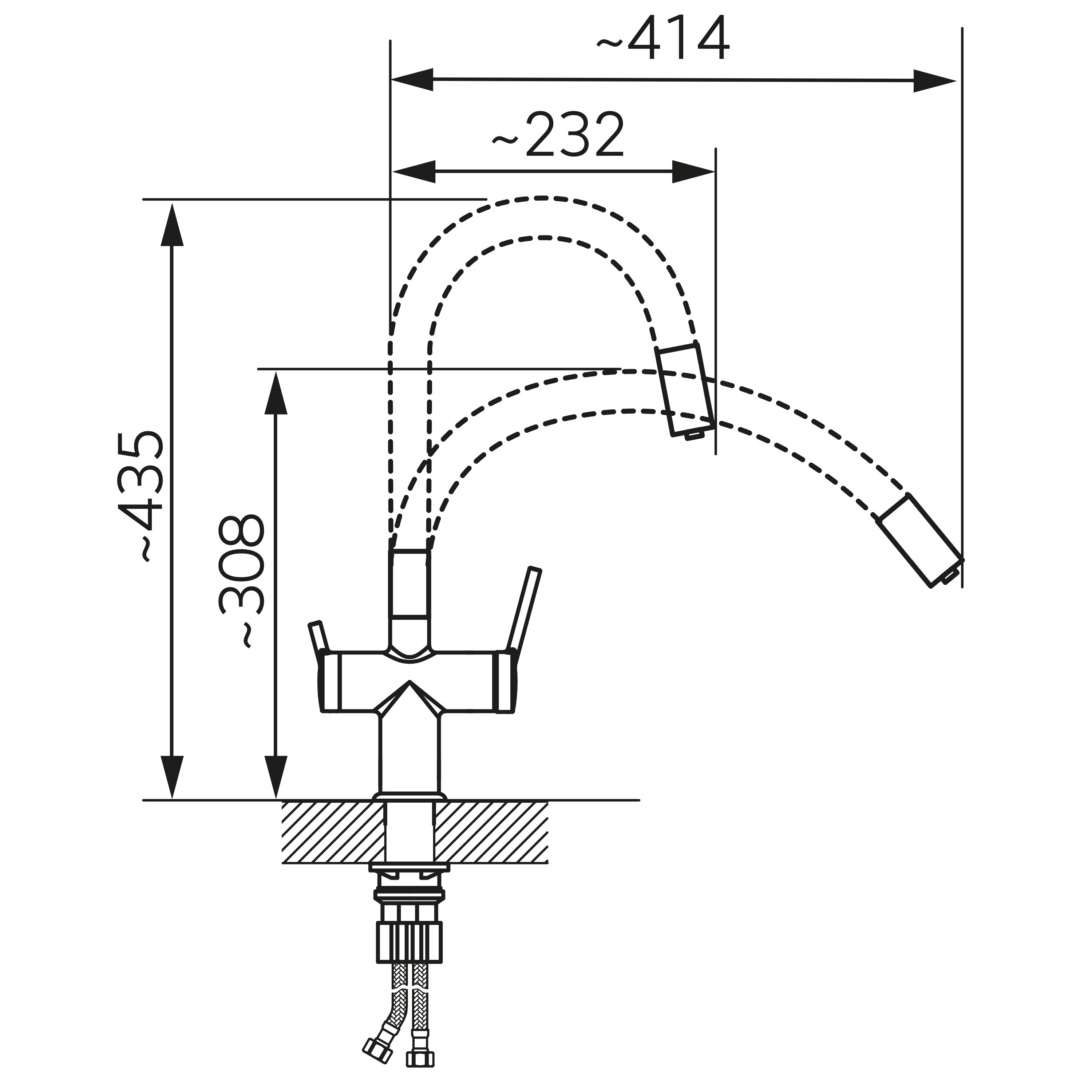 Ferro Filtrata BFT41B Габаритные размеры