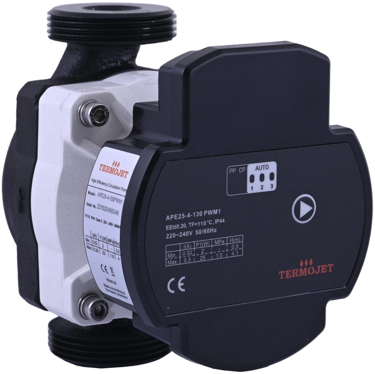 Циркуляційний насос з ШІМ Termojet APE 25/4-130 PWM (30254013)