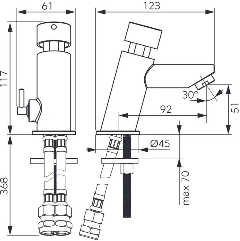 Ferro Presstige Pro Z501R Габаритные размеры