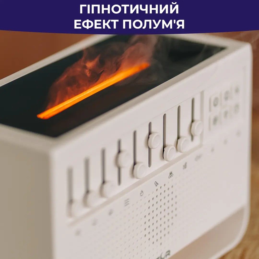 Зволожувач повітря Neor Flame Aroma-S 20ML10 WT огляд - фото 8