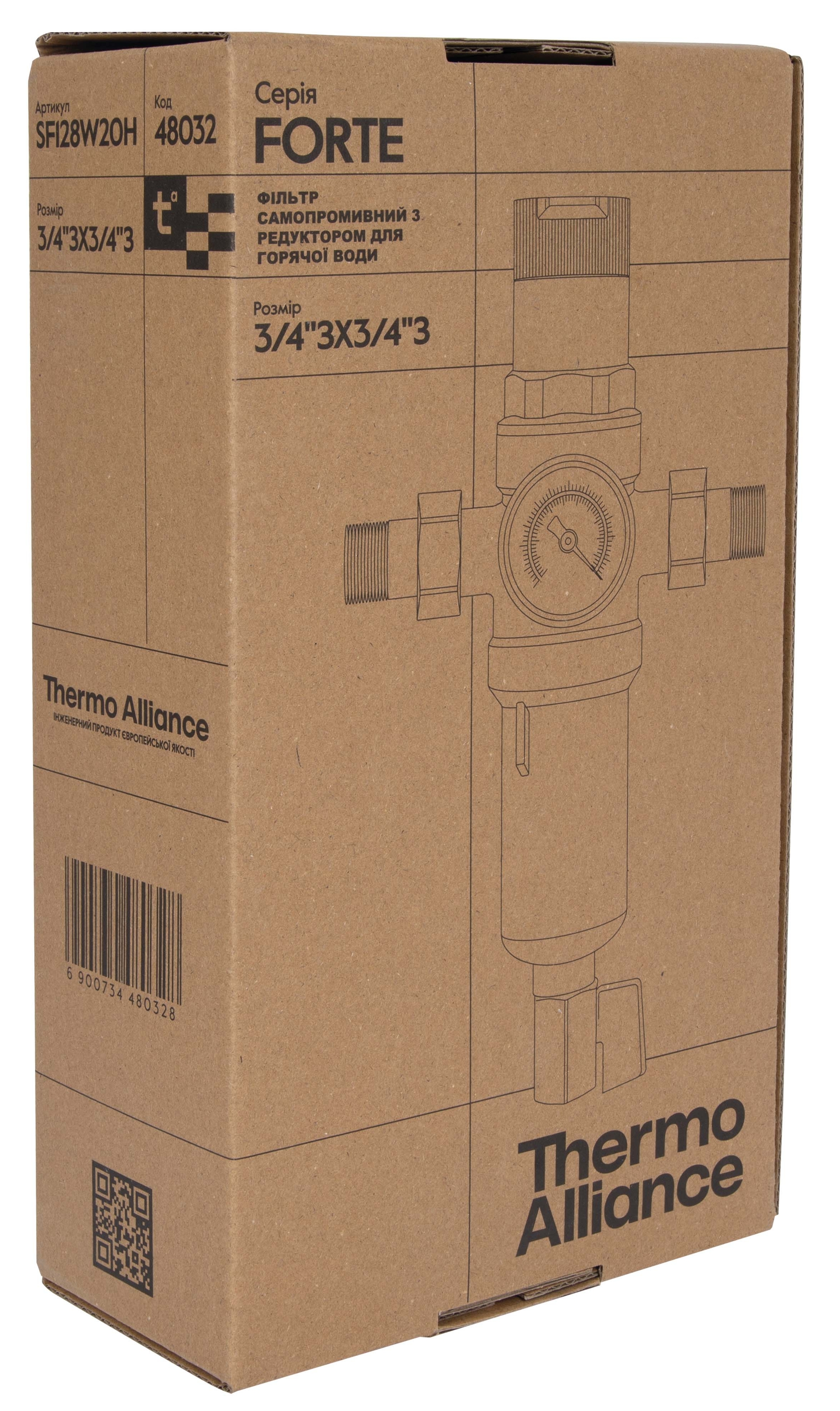 Редуктор давления Thermo Alliance Forte 3/4" (SF128W20H) характеристики - фотография 7