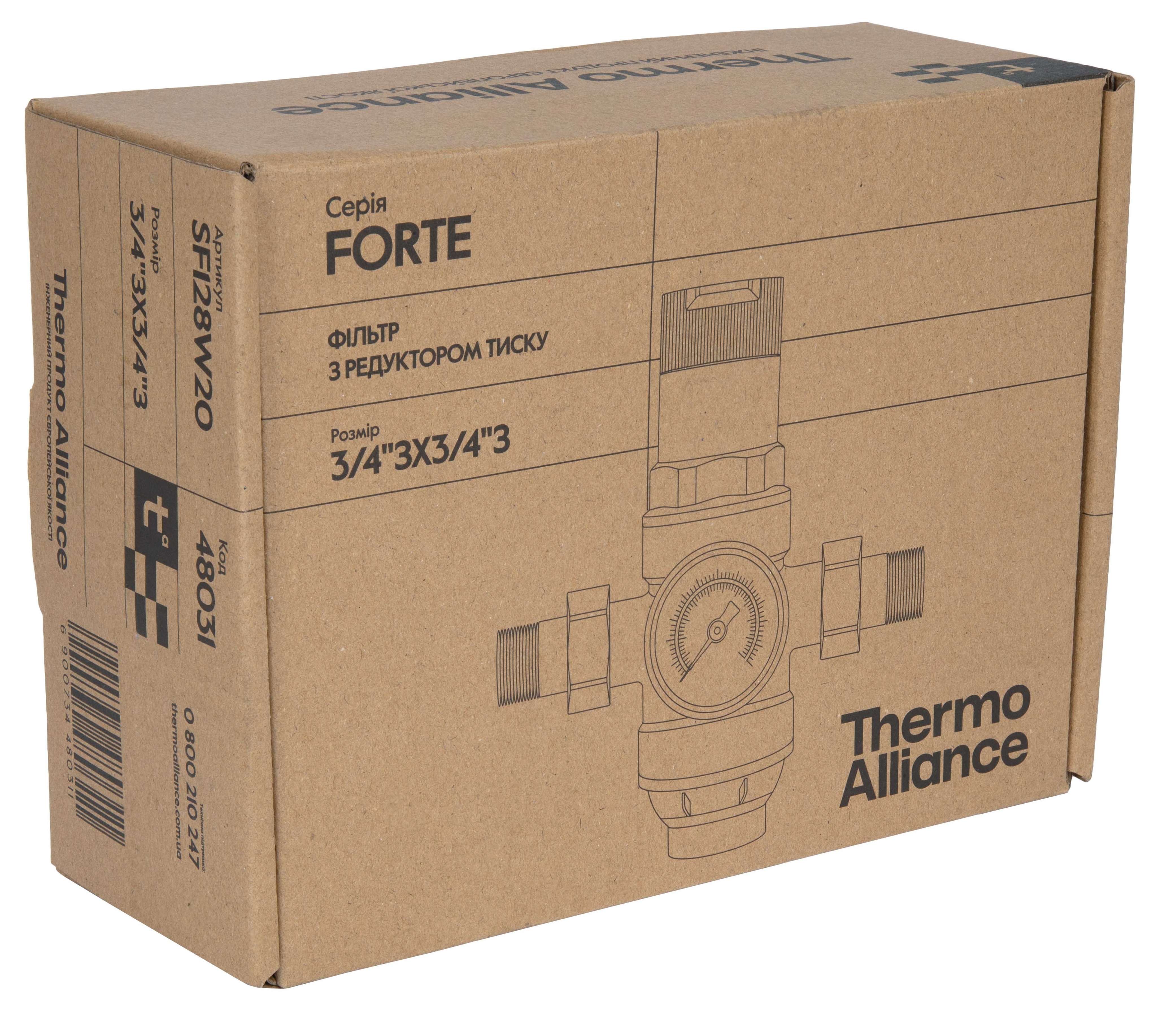 Редуктор давления Thermo Alliance Forte 3/4" (SF128W20) характеристики - фотография 7