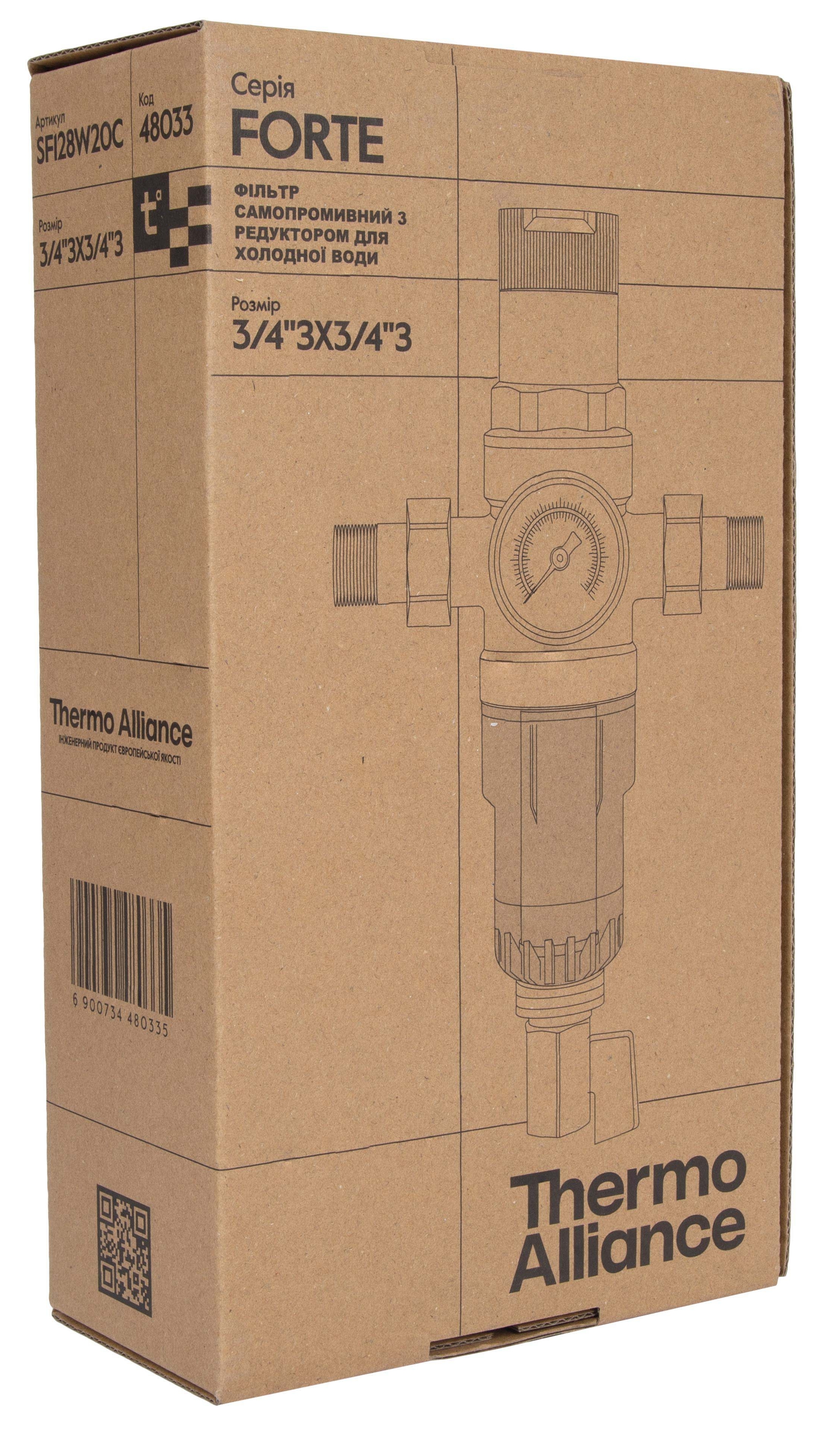 Редуктор давления Thermo Alliance Forte 3/4" (SF128W20C) характеристики - фотография 7